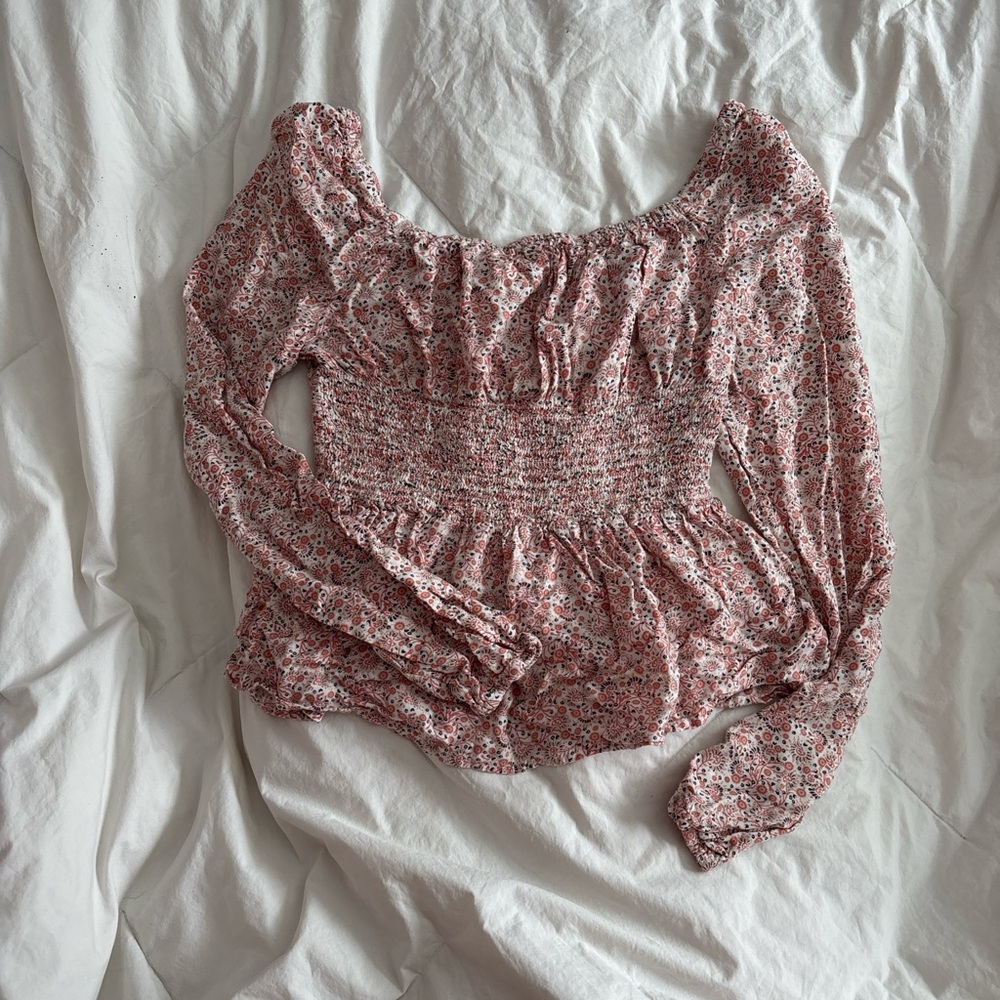 Japna Pink Floral Blouse